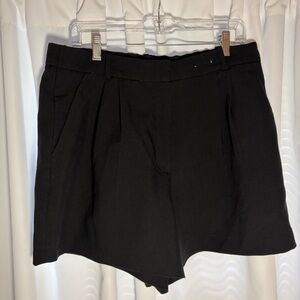 ABERCROMBIE & FITCH Black Curve Love Shorts sz 14